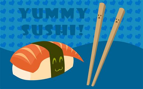 Kawaii Sushi Wallpapers - Top Free Kawaii Sushi Backgrounds - WallpaperAccess