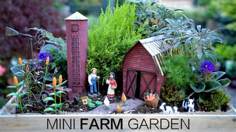 Mini Farm Garden - YouTube