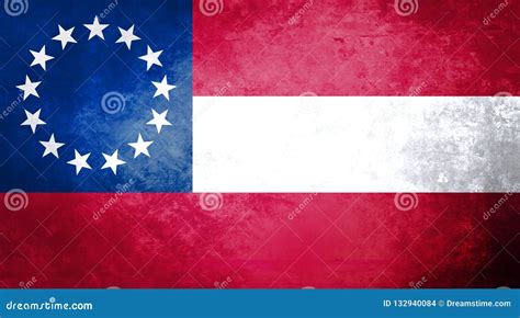 Confederate States Of America Flag. Historical National Flag Of The Confederate States Of ...