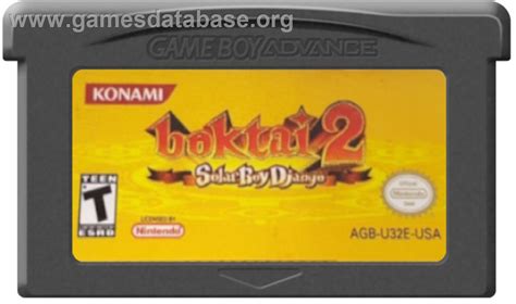 Boktai 2: Solar Boy Django - Nintendo Game Boy Advance - Artwork - Cartridge