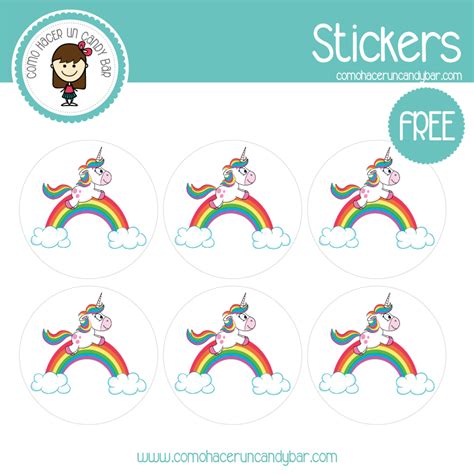 Sticker De Cumplea os Unicornio Para Imprimir Go to download 500x445 ...