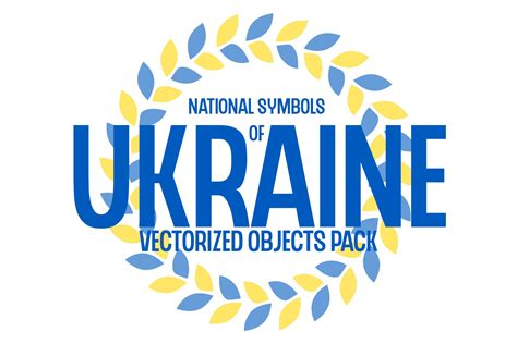 National symbols of Ukraine | Creative Market