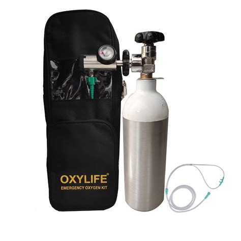 Portable oxygen kit - Oxylife 2.2 Kit (270 Liters Cylinder) - Buy ...