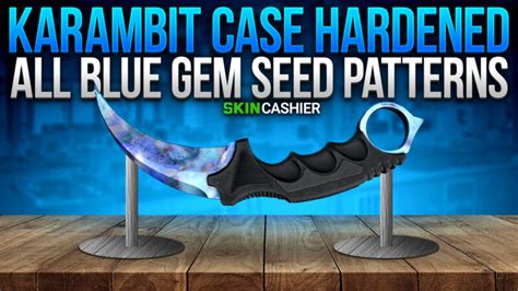 Karambit Case Hardened: All Blue Gem Seed Patterns 🗡️