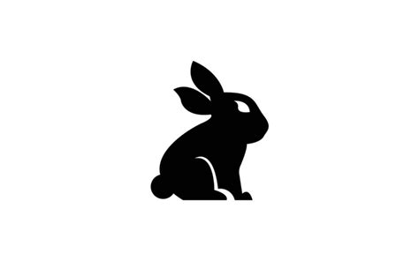 Black Rabbit Icon And Symbol Template 6 - TemplateMonster