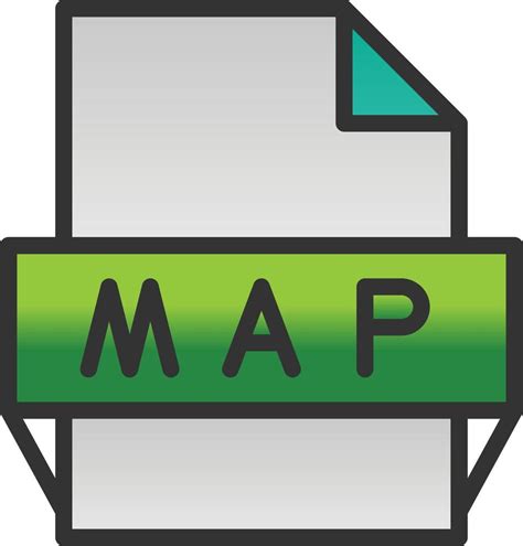 Map File Format Icon 15823823 Vector Art at Vecteezy