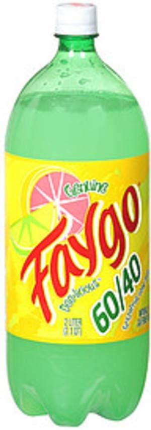 Faygo Grapefruit Lime Soda 60/40 - 2 l, Nutrition Information | Innit