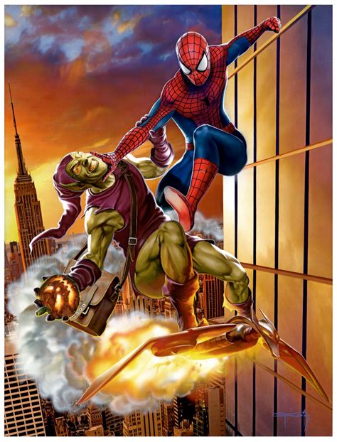 Spiderman Vs Green Goblin Comic Book Secure Payment | www.og6666.com