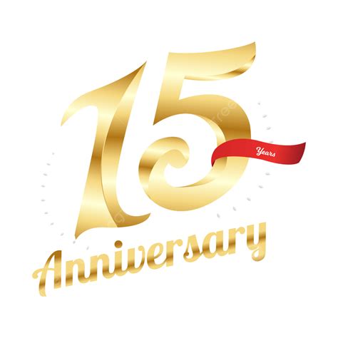 15th 15th Anniversary Logo Png Clipart 611792 Pinclipart | Images and ...