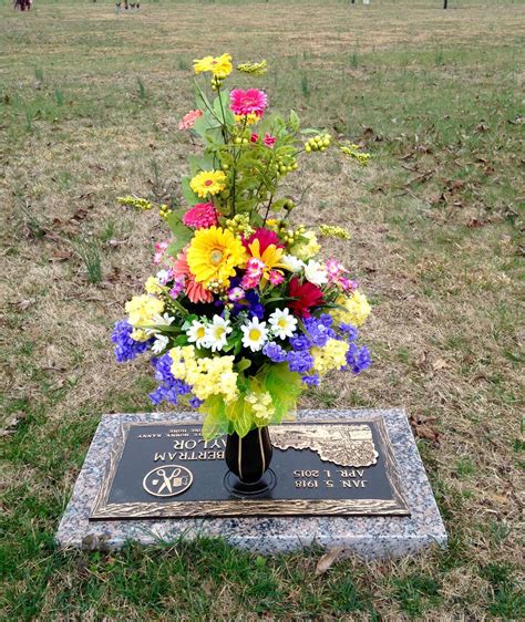 Artificial Flowers For Headstone Vases • Kitchen Cabinet Ideas