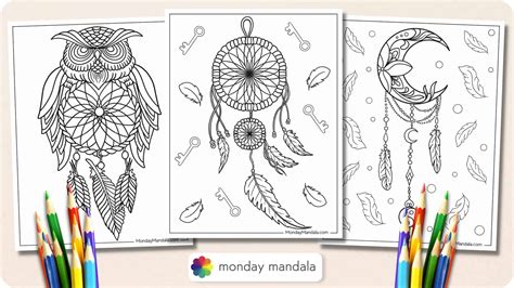 Native American Dream Catcher Coloring Pages