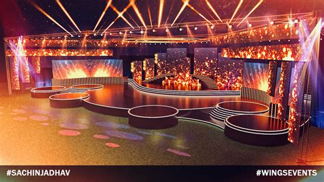 Live concert stage concept on Behance