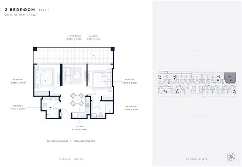 Azizi Riviera 65 Floor Plans at MBR City Dubai