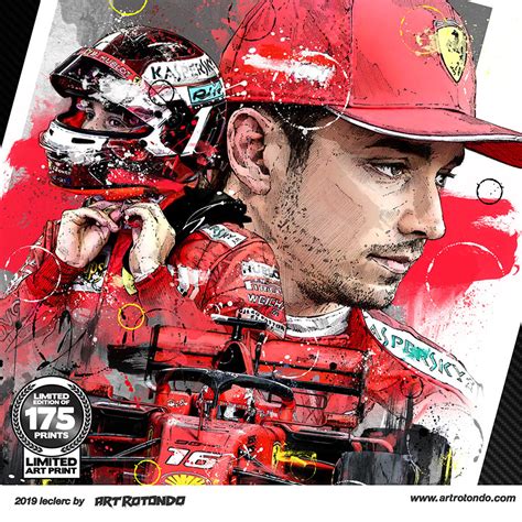 F1 Art | Charles Leclerc | Charles Leclerc 2019