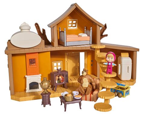 Masha and the Bear - Big Bear House Playset: Masha and The Bear: Amazon.co.uk: Toys & Games