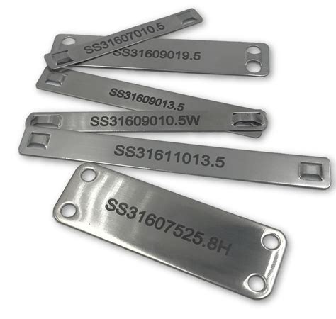 Bespoke Stainless Steel laser cut and engraved labels and Tags – Wiremarkers Australia