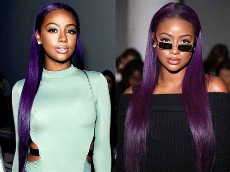 10 ways to style purple hair on dark skin tone