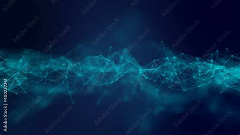 Abstract network background seamless loop 4k. Global business network concept. High tech ...