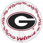 Georgia Bulldogs Round Welcome Sign - Buy Online Now