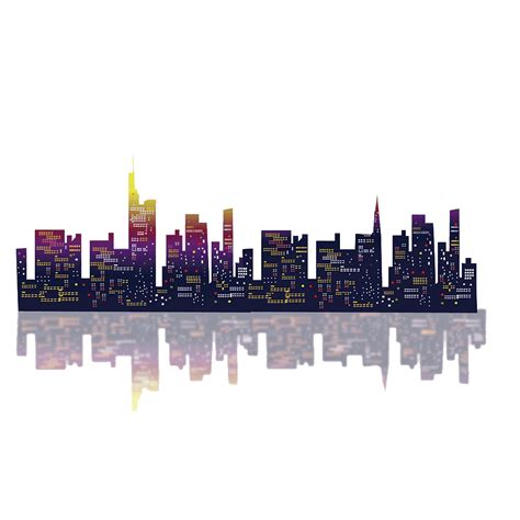 Pretty Night City PNG Image | PNG All