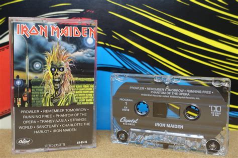 Iron Maiden Cassette Tape, Metal Tape, Heavy Metal Tape, 80s Music ...