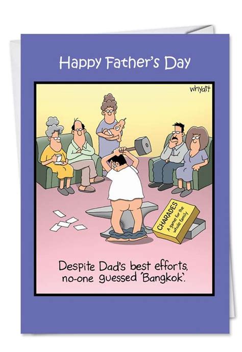 Bangkok Dad Funny Father's Day Card