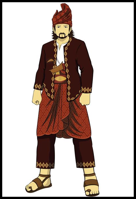 Hang Tuah | Traditional fashion, Traditional outfits, Drawing poses