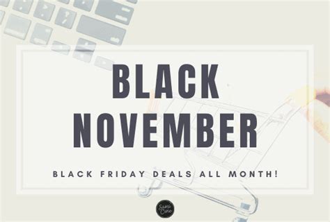 New Black November Deals 2020 (Get Black Friday Deals All Month Long)