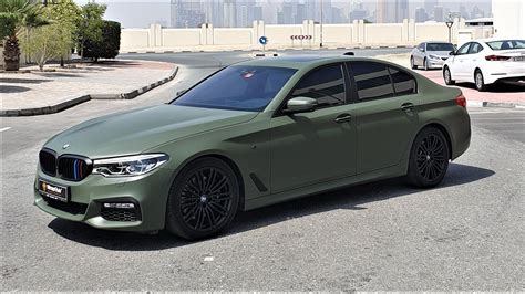 BMW 5 - Green Matt wrap | WrapStyle