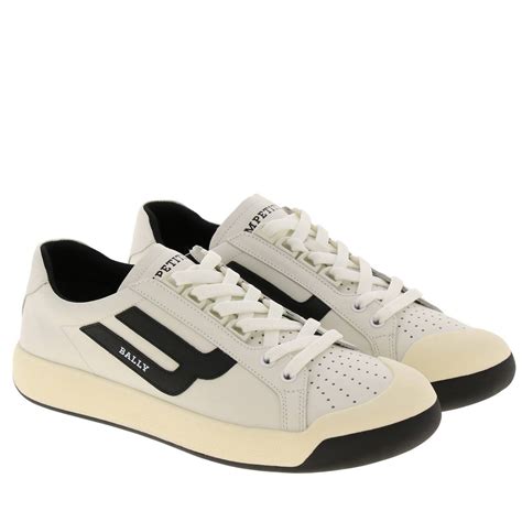 Bally Outlet: New competition sneakers in leather with micro holes and ...