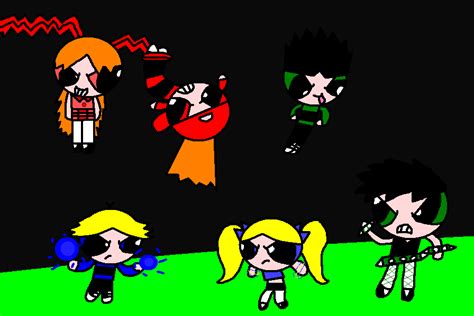 Rowdyruff Boys vs Powerpunk Girls by Deniz-Sama on DeviantArt