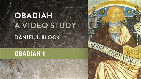 Obadiah - Session 2 - Obadiah 1 - MasterLectures