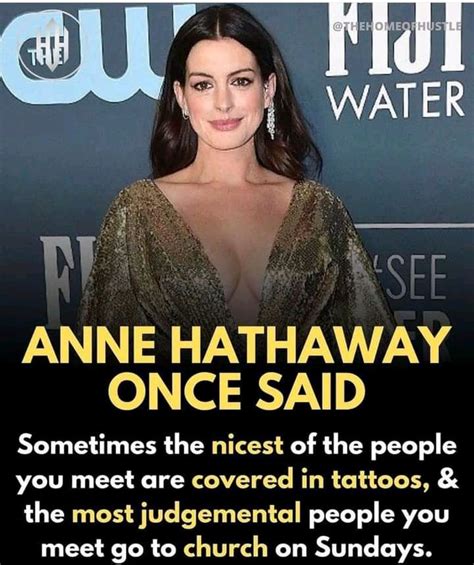 Anne Hathaway Tattoo