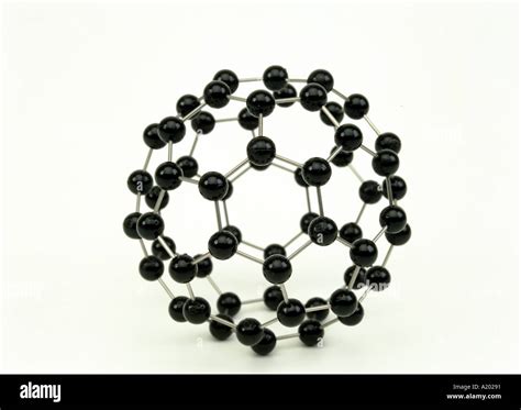 molecular model of buckyball C60 Stock Photo - Alamy