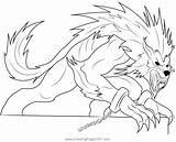 Werewolf8 Coloring Page For Kids  Free Werewolves Printable sketch template