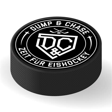 Eishockey-Puck DUMP & CHASE – DUMP & CHASE