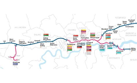 Crossrail Map