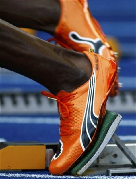 Usain Bolt Shoes Orange