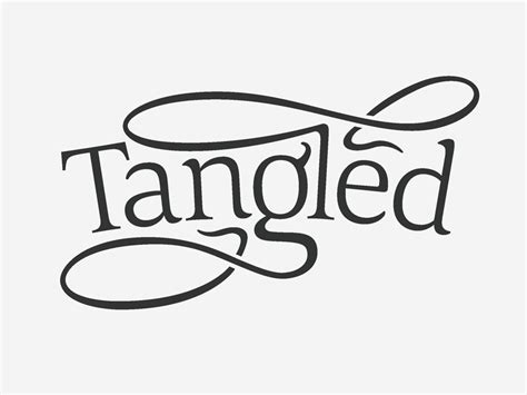 "Tangled" Typography by Vadimages on Dribbble