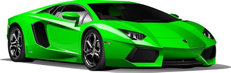 Lamborghini Clipart Sportscar - Green Car - Png Download - Full Size ...