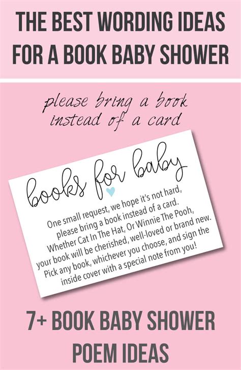 Book Baby Shower Invitations & Wording Ideas - CutestBabyShowers.com