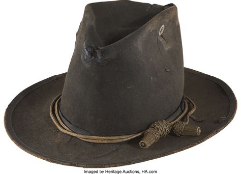 Truly Historic and Important Slouch Hat Worn by a Famed Major | Lot #57426 | Heritage Auctions