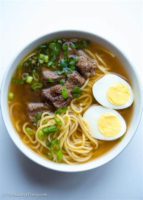 Beef Pares Mami Noodles Recipe | Recipe | Soup dish, Beef pares, Beef ...