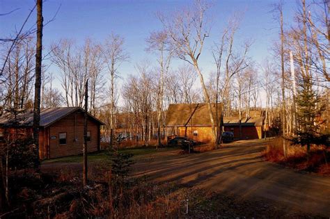 Irwin Lake Chalets old Barns, Early December pic...just outside Truro ...