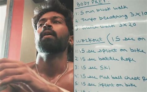 "Always In The Zone.." - Hardik Pandya Shared His Intense Workout Routine