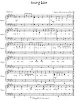 filipino folk song no. 13 - tatlong bibe | PianistAko free OPM piano sheet music