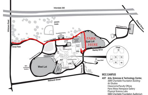 MCC Campus Map | The Connecticut Society of Radiologic Technologists