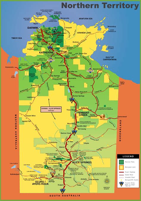 Map of northern territory : bottzoocon