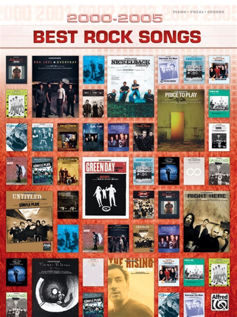 2000-2005 Best Rock Songs: | Sheet Music