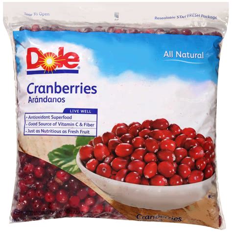 Dole Individual Quick Frozen Cranberry, 5 Pound -- 2 per Case - Walmart.com